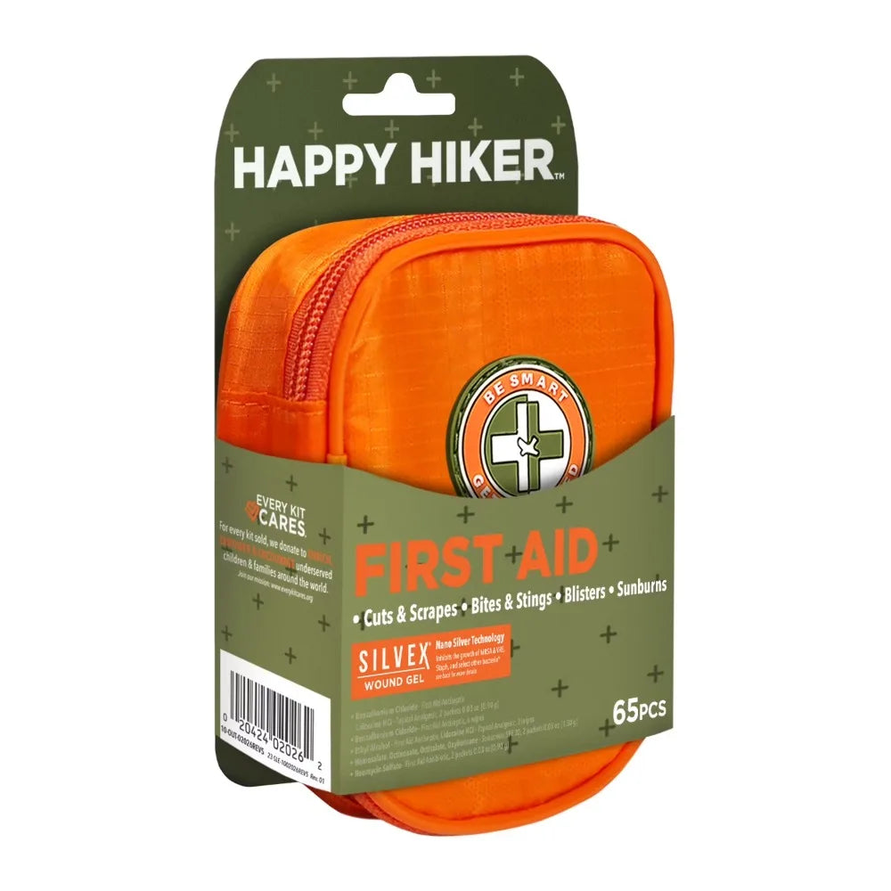 Outdoor First Aid Kit 65 Piece Set Hiking Camping Travel