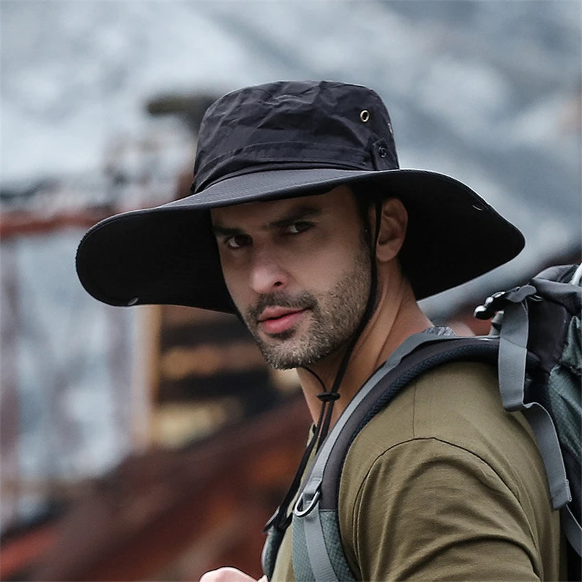 Breathable Mesh UV Sun Hat For Outdoor Activities Hiking Fishing