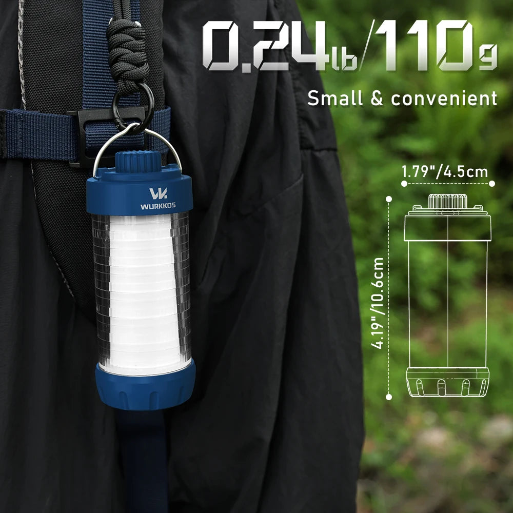 Wurkkos CL01 RGB Flashlight 360 Degree LED Power Bank