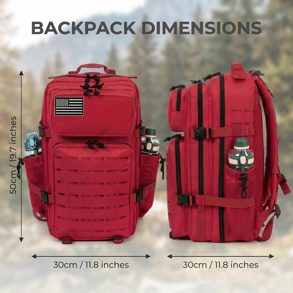 ReFire Gear 45L Tactical Hunting Backpack With MOLLE Webbing System
