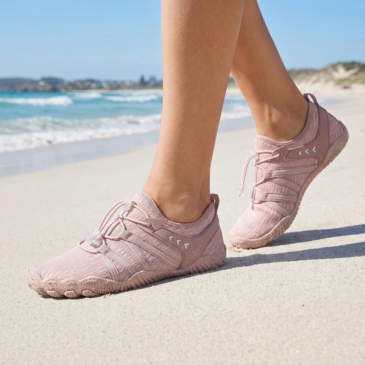 Women Aqua Shoes Anti-Slip Quick-Dry Beach Beach Barefoot Shoes Outdoor Lightweight Sneakers Hiking Surfing Boating Fishing